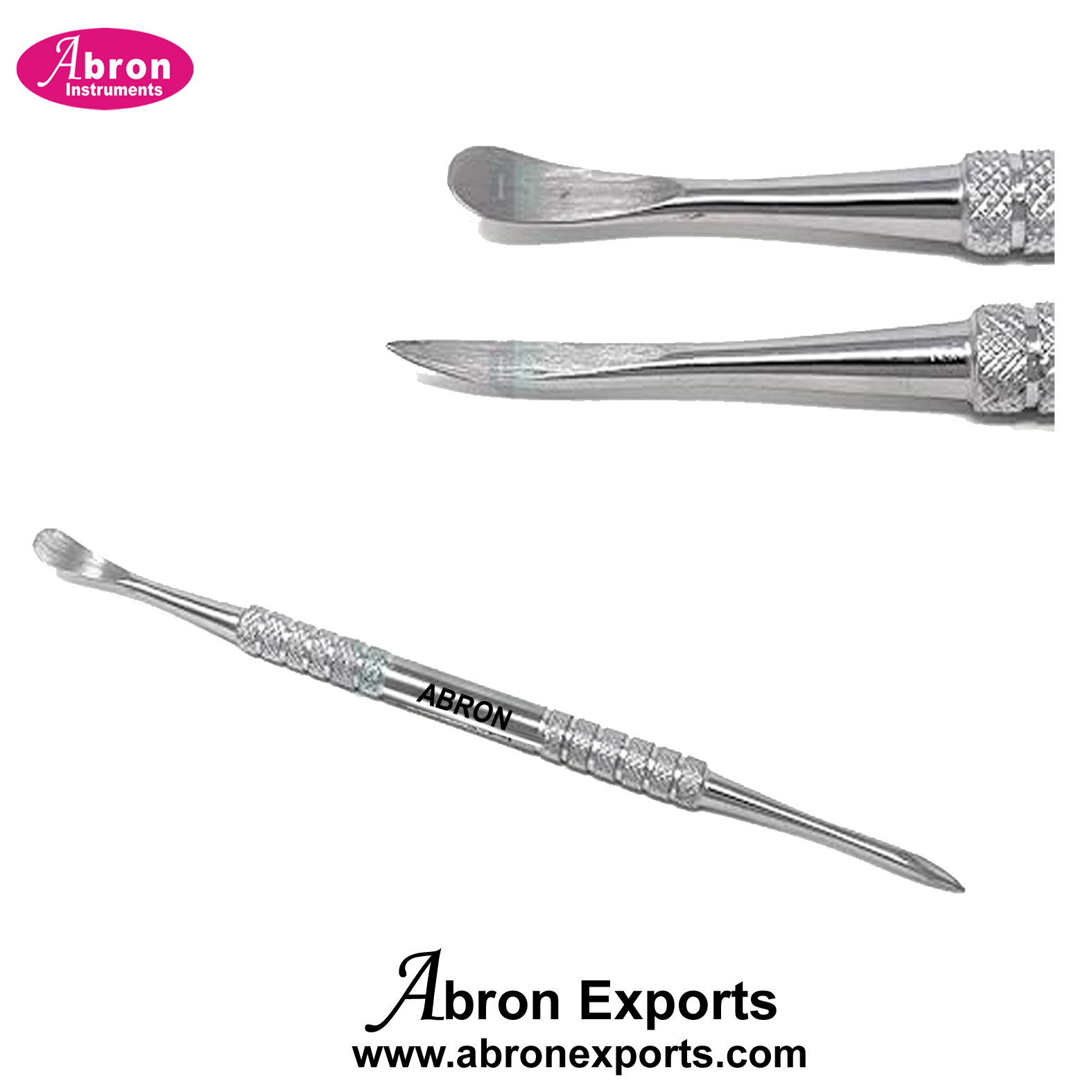ENT Dental Elivator Doubles Ended Sharp And Blunt Molt Periosteal Elevator Dental Instrument Abron AMB-1521DED 